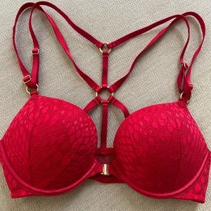 SEXY Red Push-Up Bra
